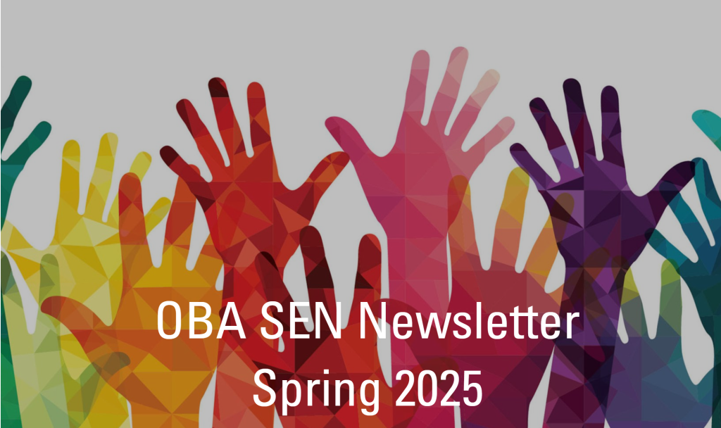 Click here to view the Spring 2025 SEN Newsletter